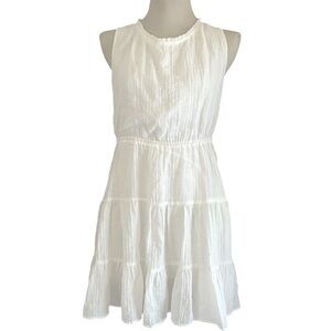 NWT Australian-Designed White Midi Dress – Effortless Nantucket Style